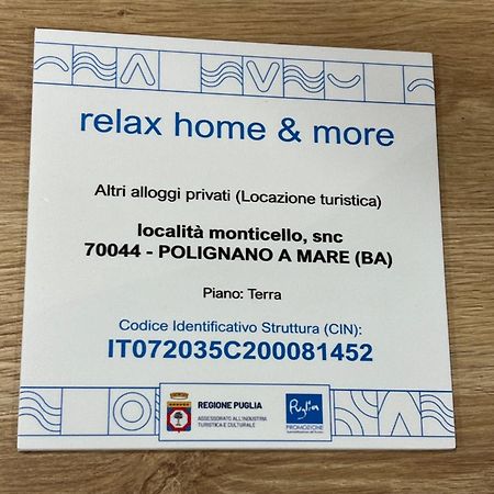 Relaxhomeandmore21Official Polignano a Mare Luaran gambar